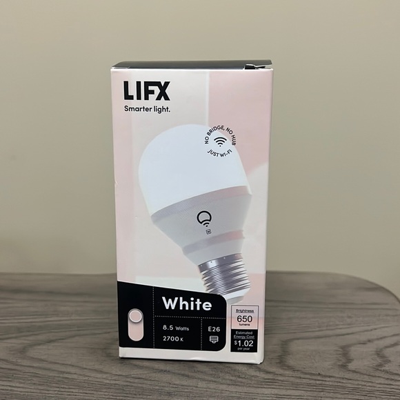 LIFX WiFi Smart LED Light Bulb- White - Picture 4 of 7